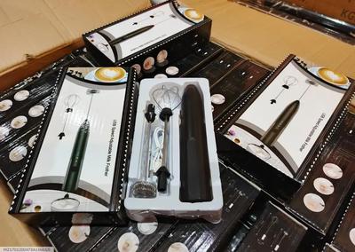 Electric Coffee Milk Frother & Handheld Drink Mixer