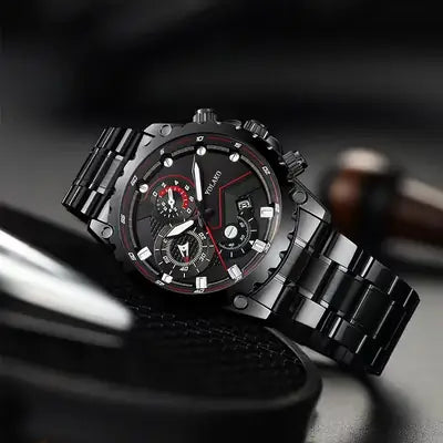 Luxury Gold Analog Men's Wrist Watch