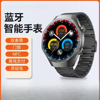 Luxury Smart Watch with Full Touchscreen, Bluetooth Calling & Stylish Metal Strap
