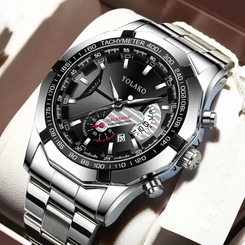 Luxury Gold Analog Men's Wrist Watch